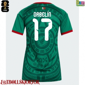Mexiko Orbelin Pineda #17 Hemmatröja Dam VM 2026 Kortärmad